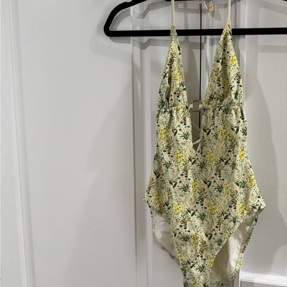 Tory Burch Floral Print Swimsuit. Gently used. In great condition